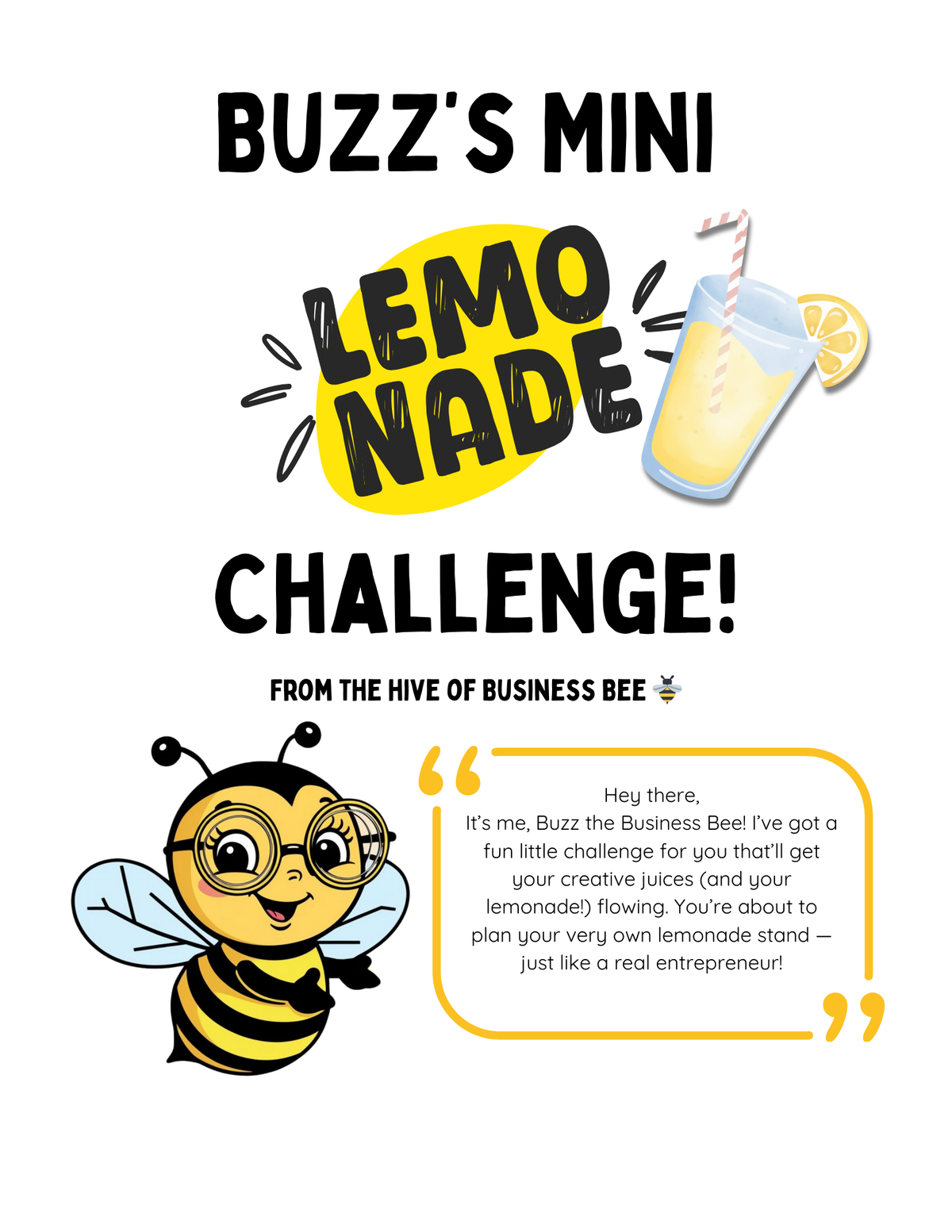 The Little Entrepreneur Essentials Kit – The Business Bee